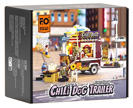 American Street: Street Hot Dog stand Amazing/Brick F9046 image 1