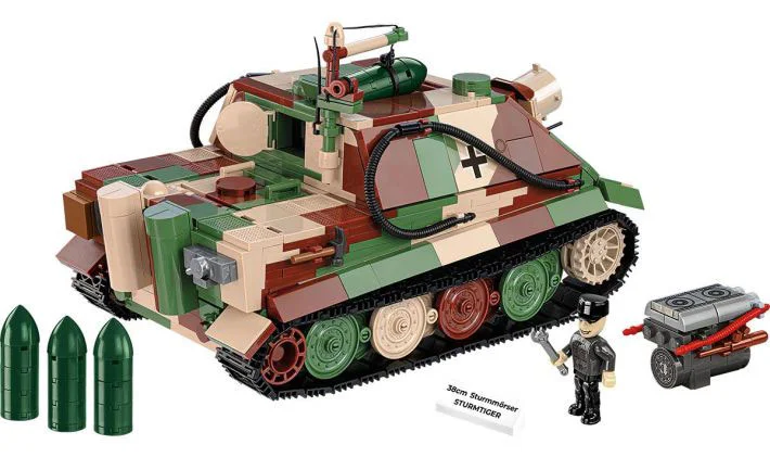 38-cm assault mortars, tiger-type tanks COBI 2585 image 1