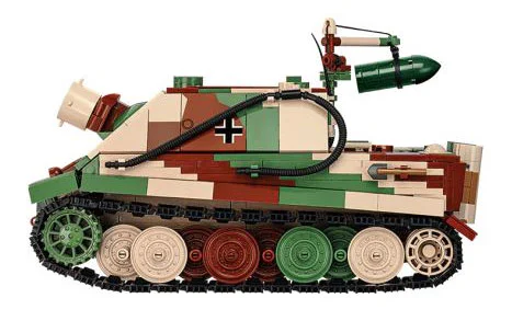 38-cm assault mortars, tiger-type tanks COBI 2585 image 6