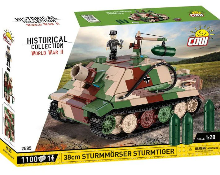 38-cm assault mortars, tiger-type tanks COBI 2585 image 7