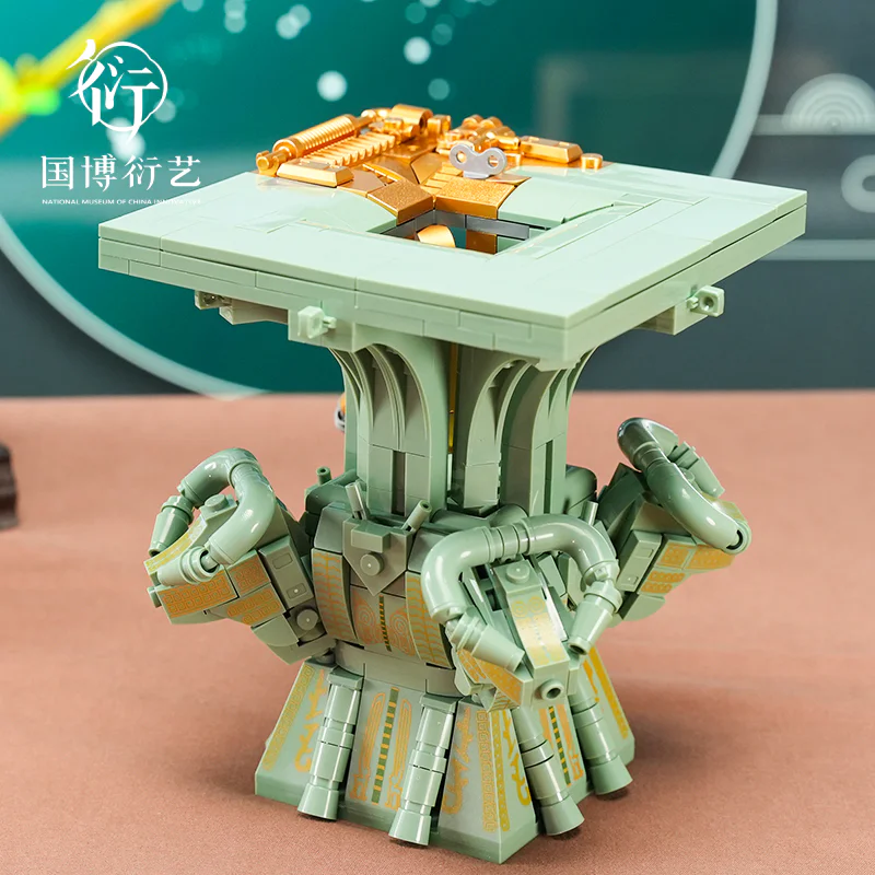 National sprouting: Four Sheeps of Bronze Armor 佳奇积木 JAKI EK030 image 1