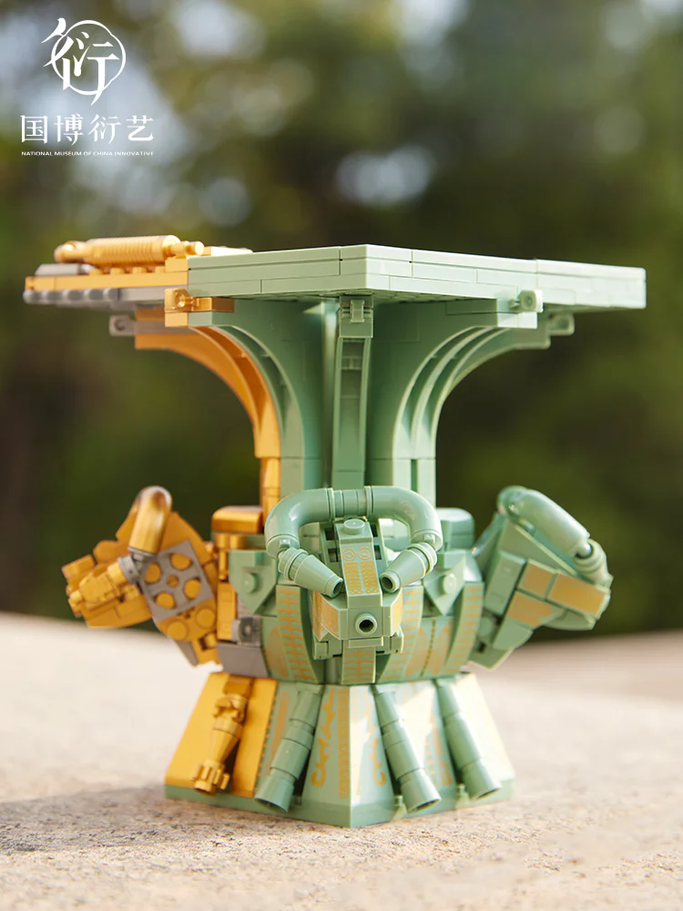 National sprouting: Four Sheeps of Bronze Armor 佳奇积木 JAKI EK030 image 3