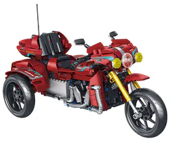 A glider motorcycle