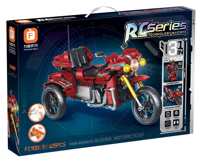 A glider motorcycle 方橙积木 Forange FC9013 image 3