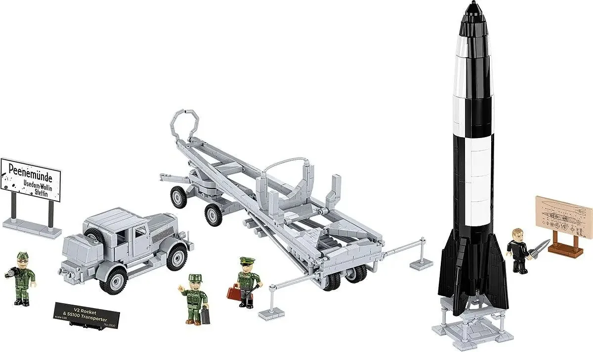 V2 ROCKET AND JAGUAR SS 100 TRANSPORT VEHICLE COBI 3119 image 2