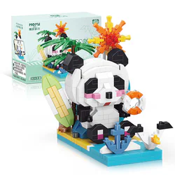 Panda set up a stand: Water panda