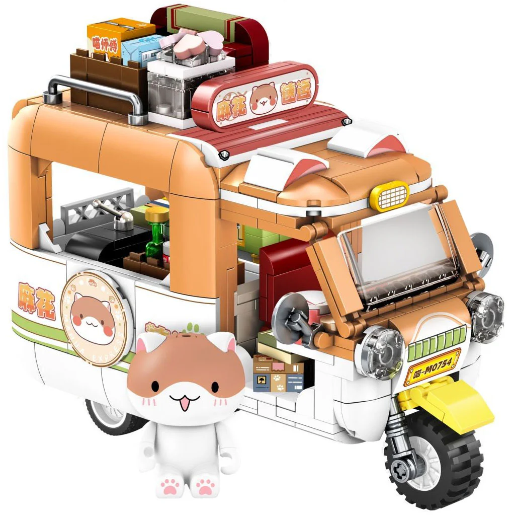 A group of Meows: A delivery truck from Asako 潘洛斯 PANLOSBRICK 885302