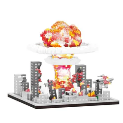 The nuclear bomb mushroom cloud