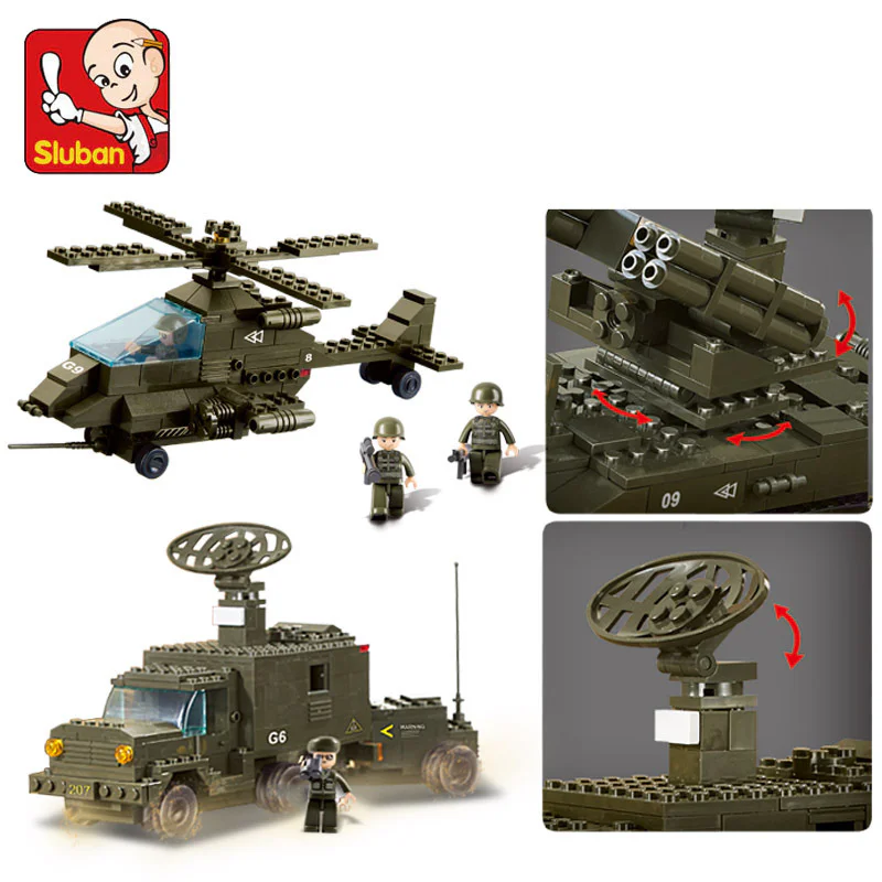 Army units: air defence artillery groups 小鲁班 Sluban M38-B7000 image 1