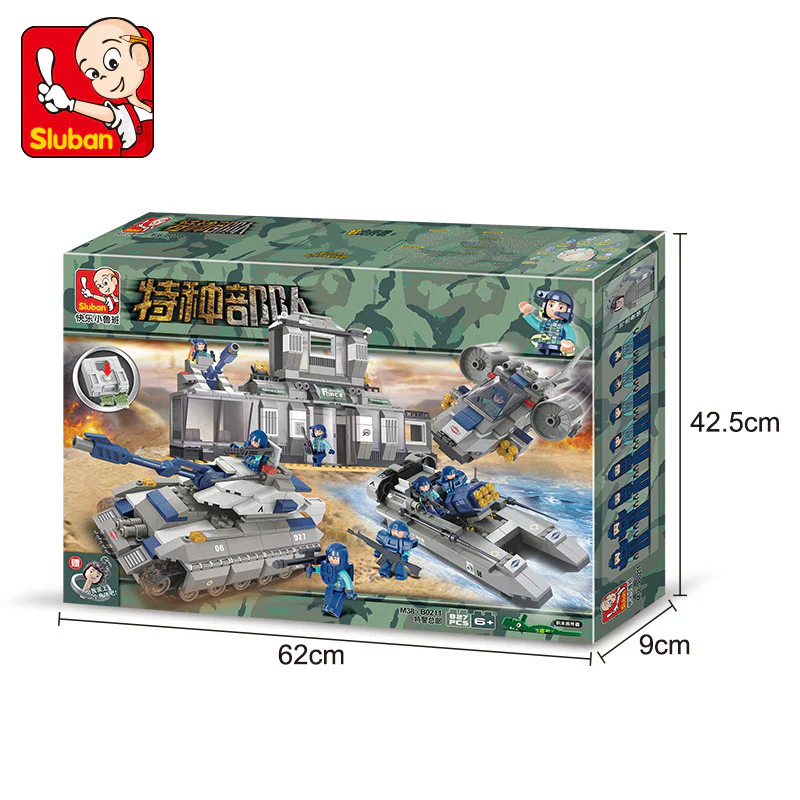 Special forces: special police headquarters 小鲁班 Sluban M38-B0211 image 3