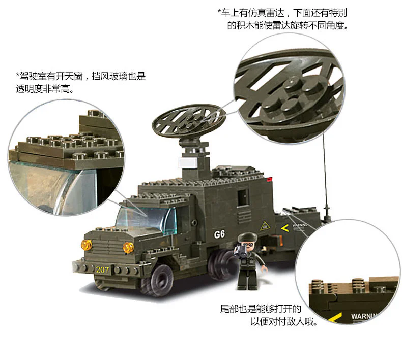 Army units: air defence artillery groups 小鲁班 Sluban M38-B7000 image 8
