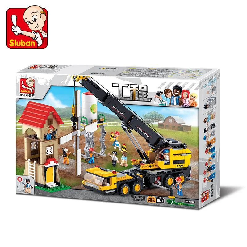 Engineering: heavy crane 小鲁班 Sluban M38-B0553 image 3