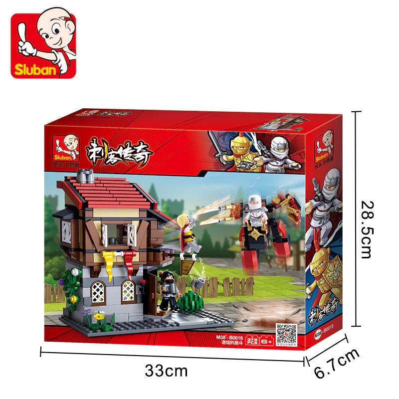 The Legend of Assassin: The Tavern Exortion 小鲁班 Sluban M38-B0618 image 3