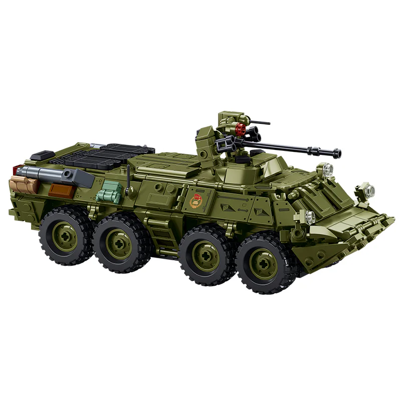 BTR-80AS IFV WHEELED COMBAT VEHICLE 小鲁班 Sluban M38-B1251