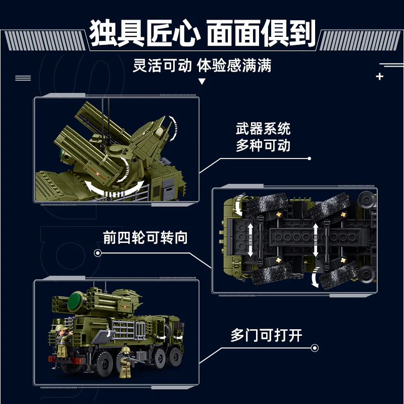ARMOUR S1S AIR DEFENCE SYSTEMS 小鲁班 Sluban M38-B1252 image 3