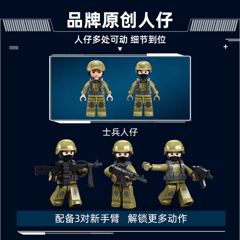 ARMOUR S1S AIR DEFENCE SYSTEMS 小鲁班 Sluban M38-B1252 image 5