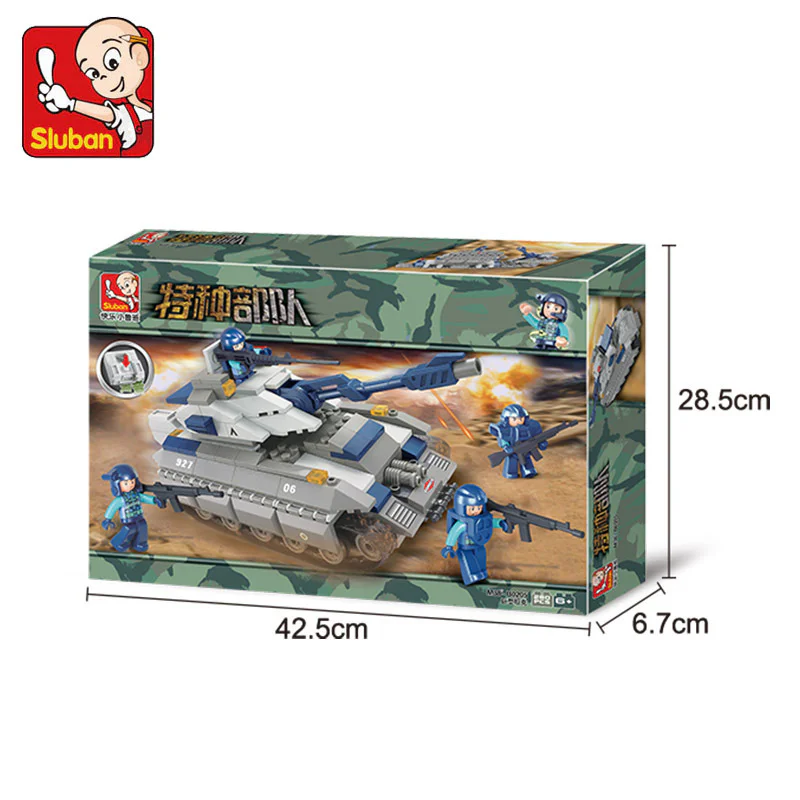 Special forces: giant tanks 小鲁班 Sluban M38-B0205 image 3