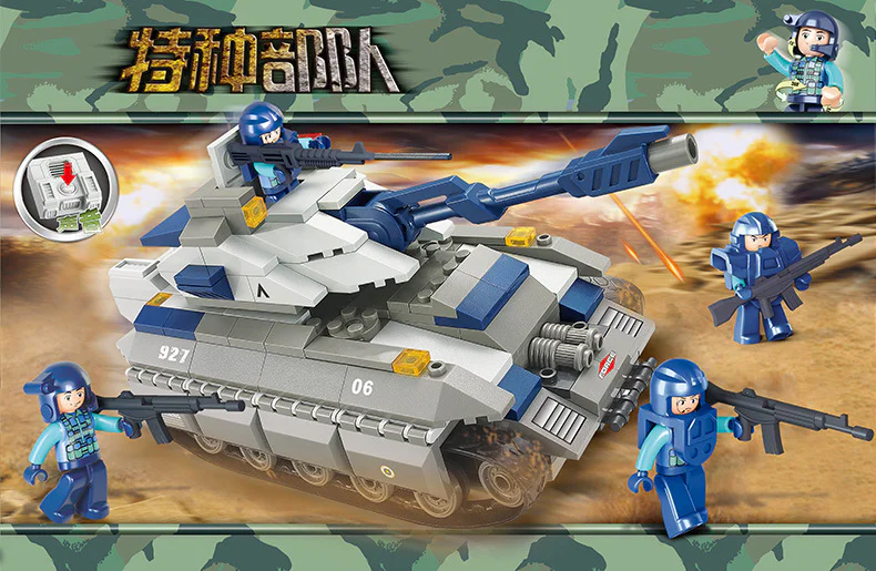 Special forces: giant tanks 小鲁班 Sluban M38-B0205 image 4