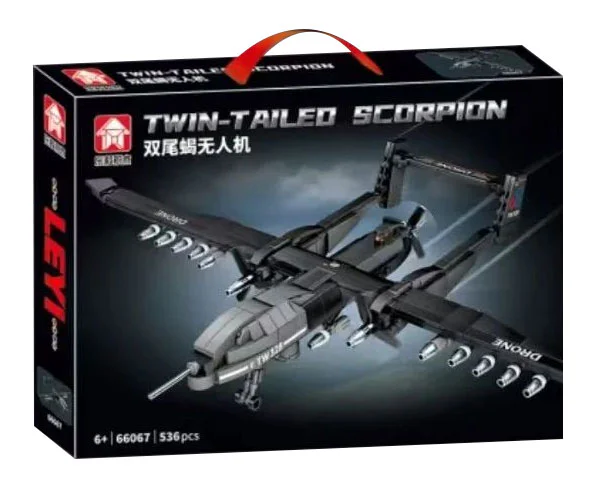 Double Scorpion drone 乐毅积木 66067