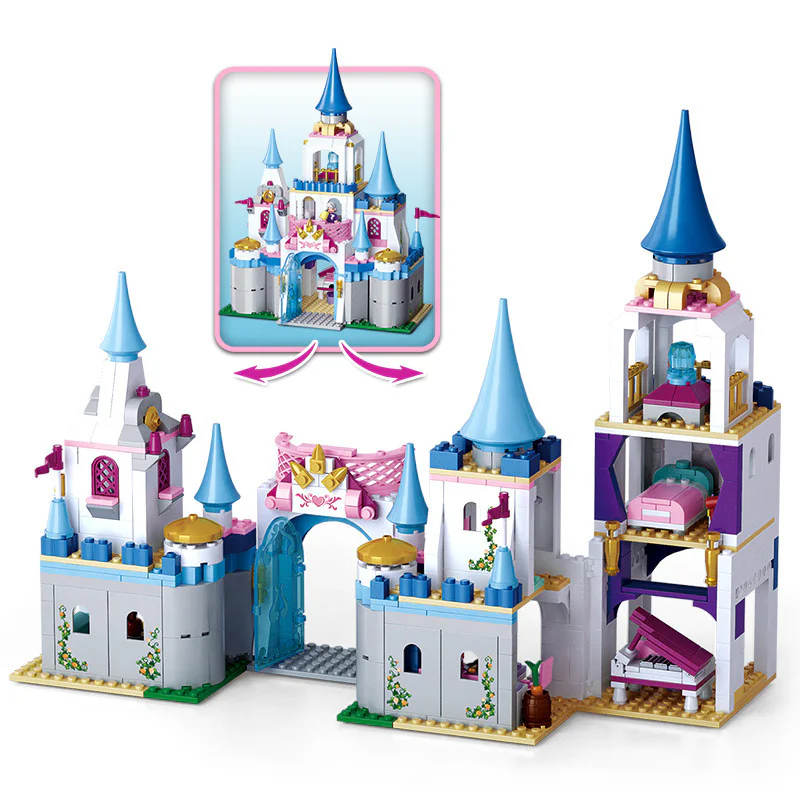Dolphin Bay Pink Dream: Sapphire Castle 小鲁班 Sluban M38-B0610 image 2