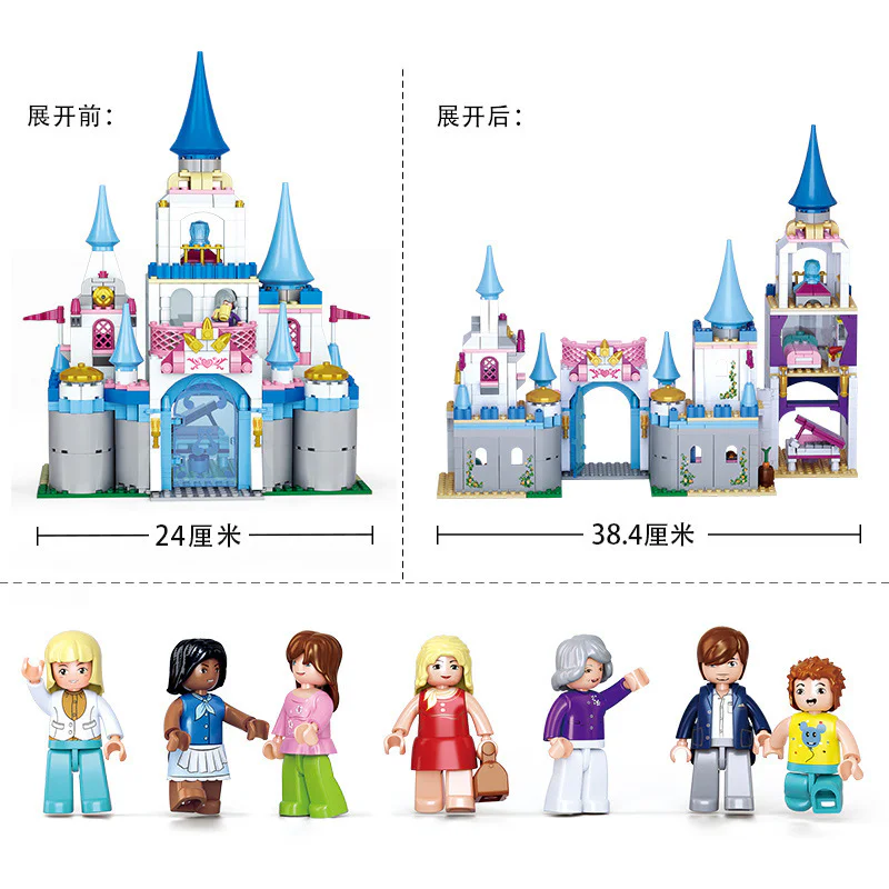 Dolphin Bay Pink Dream: Sapphire Castle 小鲁班 Sluban M38-B0610 image 3