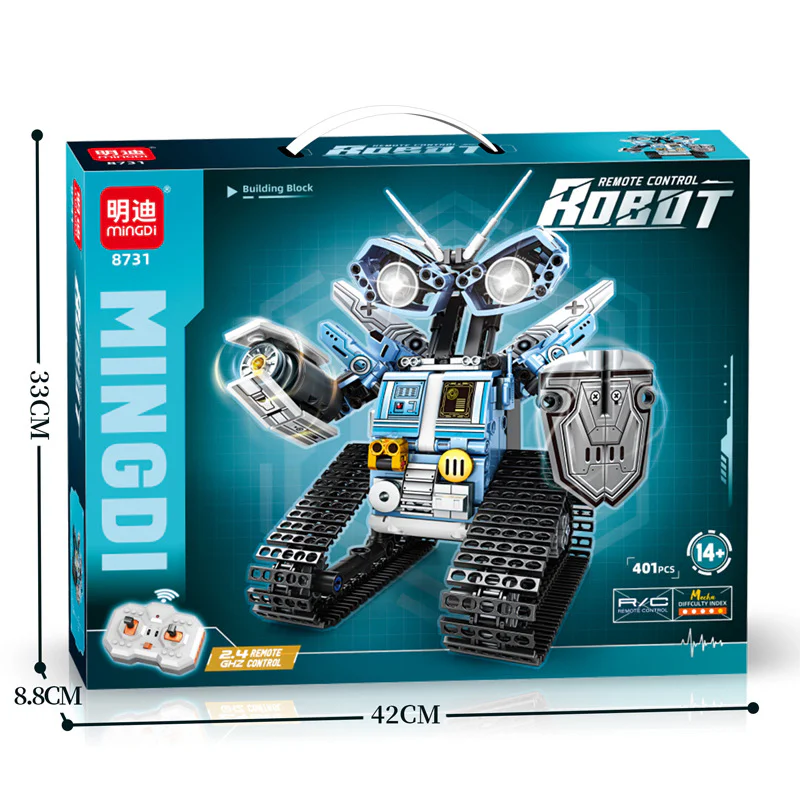 2.4G REMOTE CONTROL ROBOT BLUE 明迪 minGDi/磊宝 LEIBAO 8731