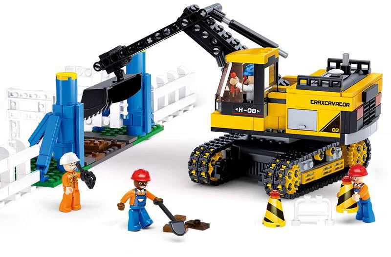 Engineering: tracked excavators 小鲁班 Sluban M38-B0551 image 1