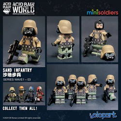 Acid Rain War Minisoldiers: WAVE1-03 Sand Infantry