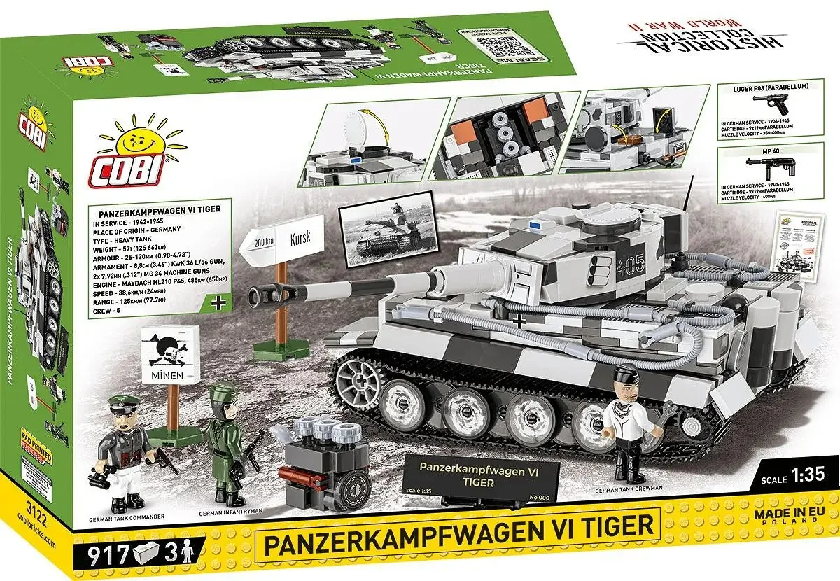 Tiger heavy tank. Tank six COBI 3122 image 4