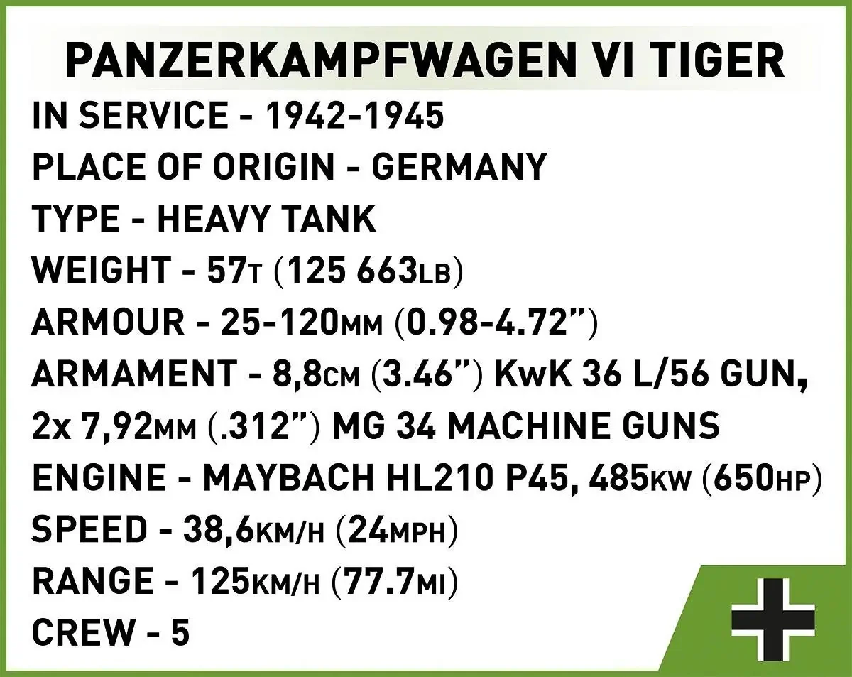 Tiger heavy tank. Tank six COBI 3122 image 8
