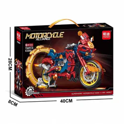 Dr. Wonder's hero motorcycle