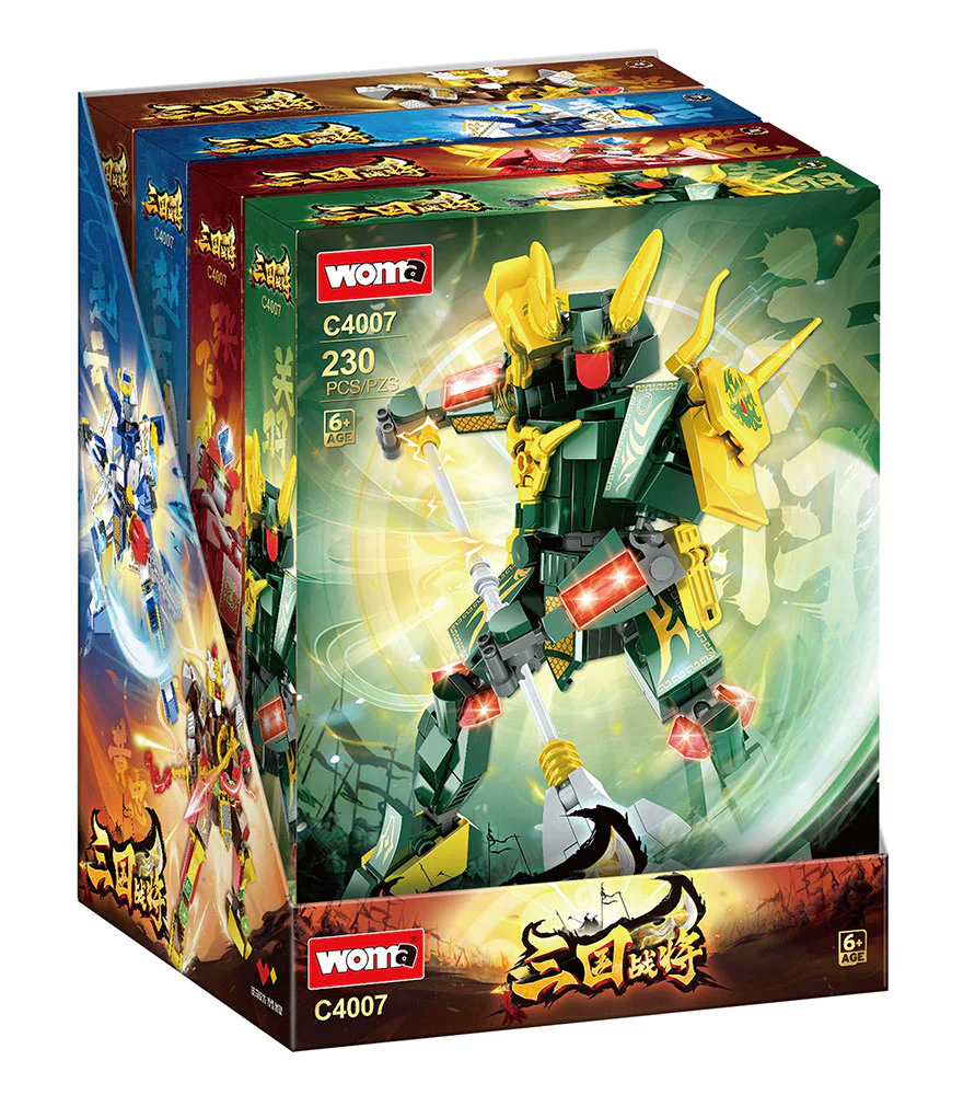 Four sections: Guan Yu, Zhang Fei, Zhao Yun, Wong Zhong 沃马动漫 WOMA C4007