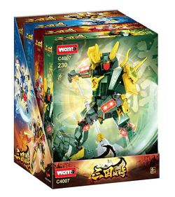Four sections: Guan Yu, Zhang Fei, Zhao Yun, Wong Zhong