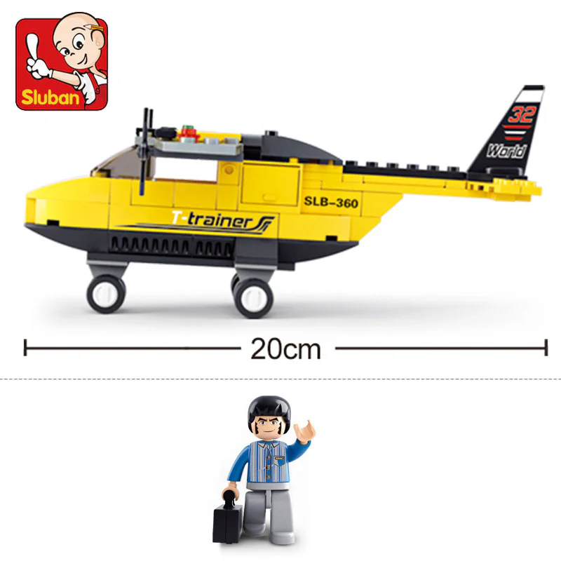 AEROSPACE: T-TRAINER 小鲁班 Sluban M38-B0360 image 1