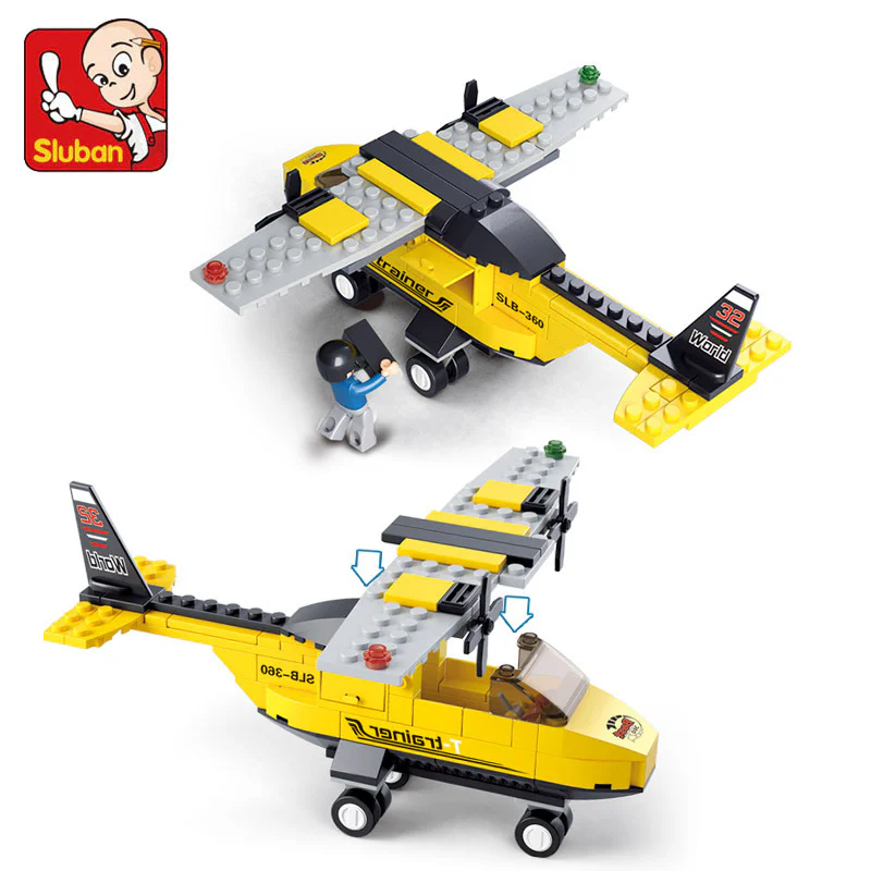 AEROSPACE: T-TRAINER 小鲁班 Sluban M38-B0360 image 2