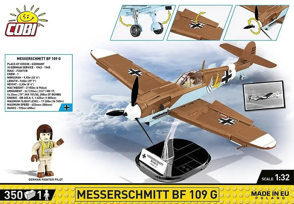 Messeschmidt Bf-109 G 1:32 COBI 5761 image 8