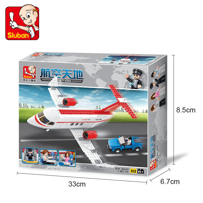 Aviation Sky: C-Concept Aircraft 小鲁班 Sluban M38-B0365 image 3