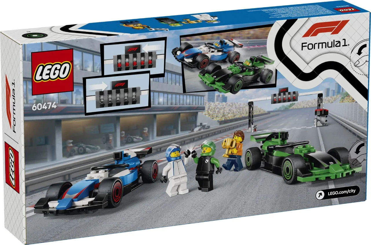 F1 VCARB AND HASS 乐高 LEGO 60474 image 1