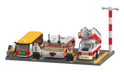 Deep-air aircraft module: airport logistics, ground-handling fleet, airport ferry, airport tractor, airport elevator