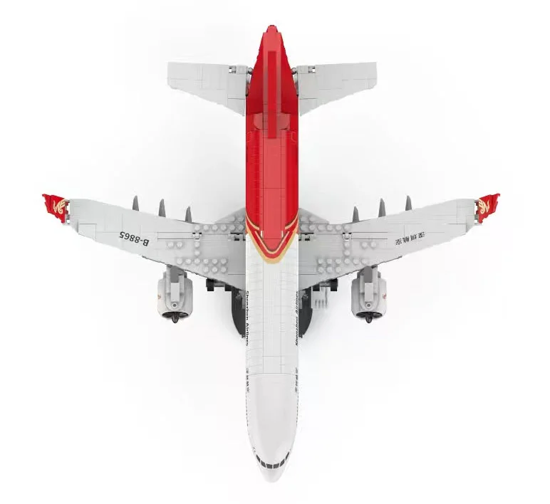 DEEP FLIGHT MODEL: CITY PASSENGER A330-300 佳奇积木 JAKI ZH001 image 1