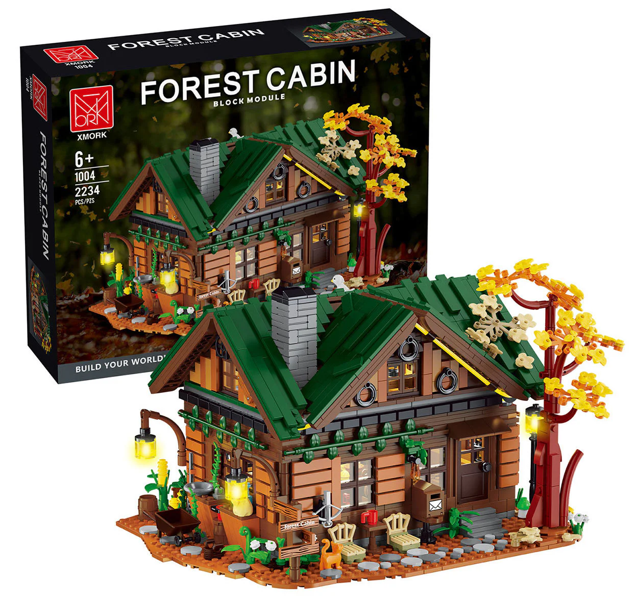 Forest cabin 型玩模客 MORKMODEL 1004 image 2