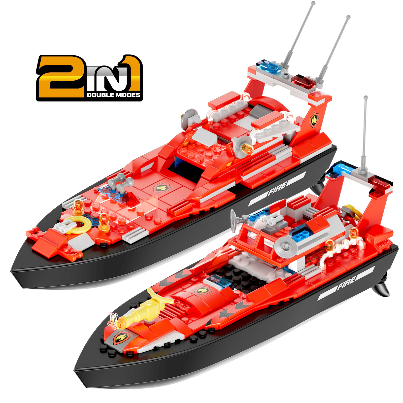Two-and-a-city rescue team remote ship DIY V102
