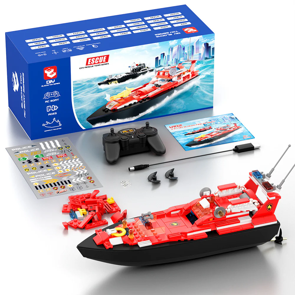 Two-and-a-city rescue team remote ship DIY V102 image 2