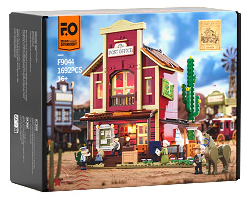 Western United States: Western Post Office Amazing Brick F9044