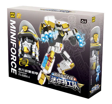 Mini Special Forces, super-cop force: Water Rangers 佳奇积木 JAKI F5-G0004-4 image 1