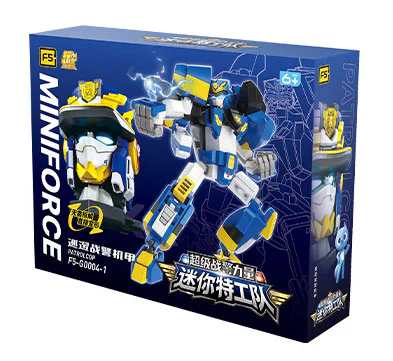 Mini Special Forces super-cop force: Patrol-cop armor 佳奇积木 JAKI F5-G0004-1 image 1