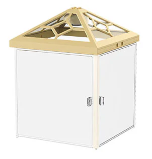 Supertown: Straight roof, folding house 佳奇积木 JAKI FK010
