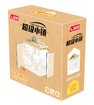 Supertown: Straight roof, folding house 佳奇积木 JAKI FK010 image 1