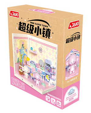 Supertown: President Qiqi's dream bedroom, folding house 佳奇积木 JAKI FK005 image 1