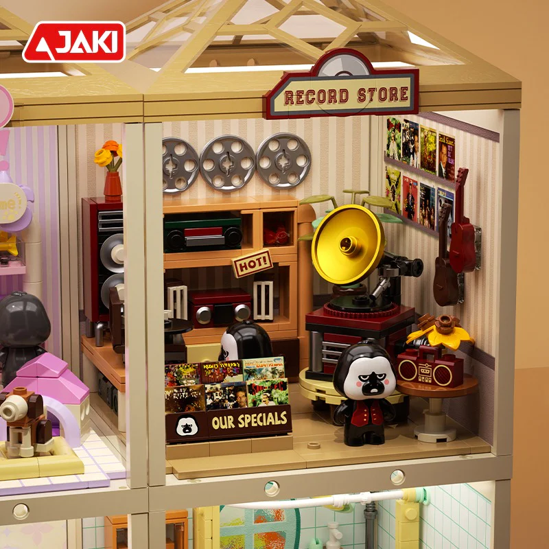 Supertown: The new new senior gel record store, the folding house 佳奇积木 JAKI FK007 image 3
